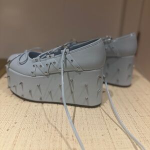 Blue Platform shoes!